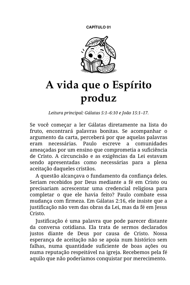 Abertura do primeiro capítulo